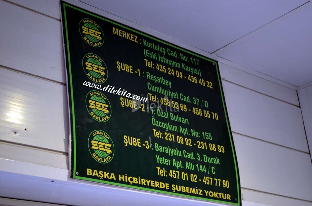 Gaziantep Seç Baklavaları