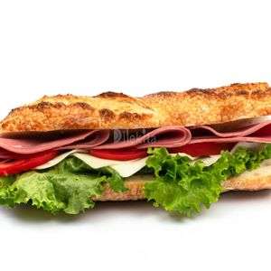 Baguette Sandwich 1/2 Roast Beef () @Léone Patisserie & Boulangerie